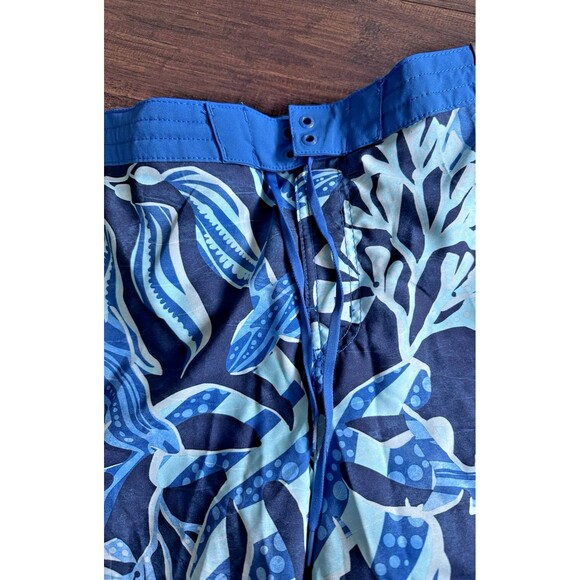 Speedo Men's Printed Bondi Basin 9" Boardshorts Tropical Blue Swim Shorts 2XL - Picture 3 of 5